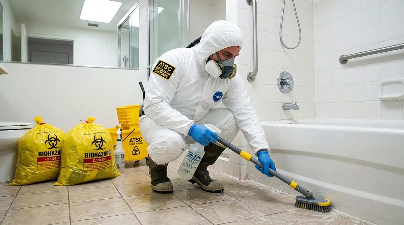 Decontamination equipment deployed for Blood Cleanup in Arcadia